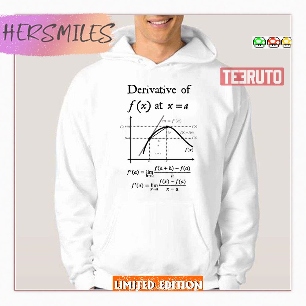 Definition Of Derivative Calculus Vintage Math Physics Design Shirt