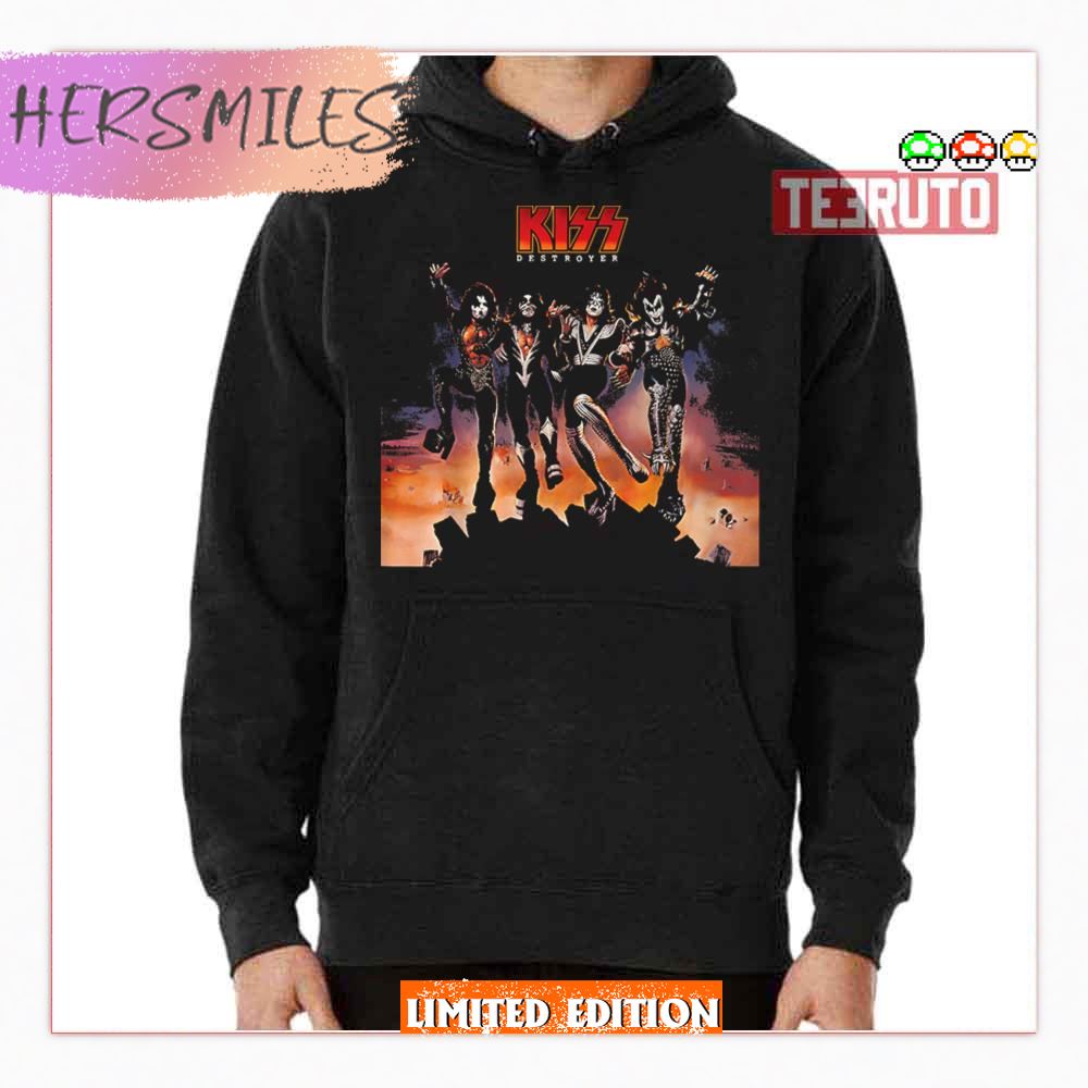 Destroyer 90s Kis Band Design Shirt