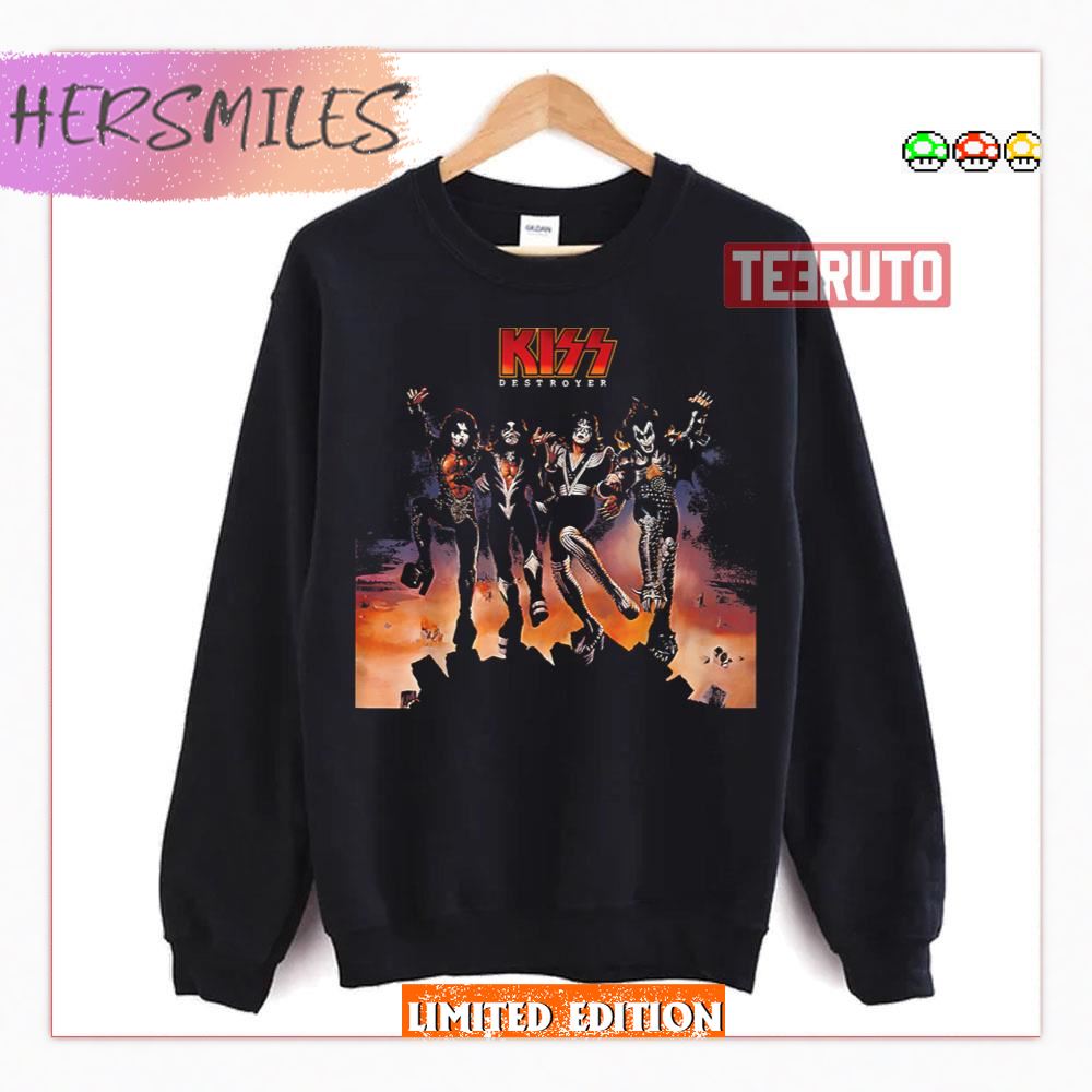 Destroyer 90s Kis Band Design Shirt Destroyer 90s Kis Band Design Shirt