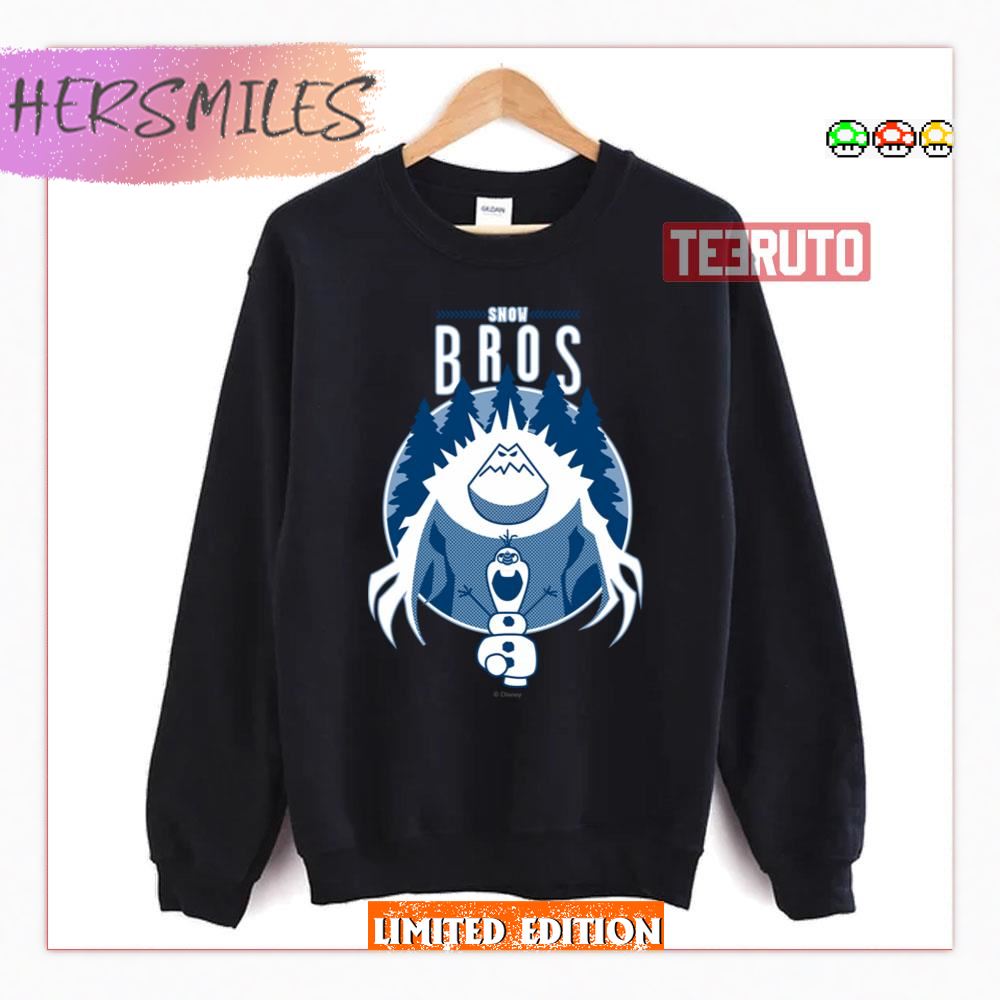 Disney Cartoon Frozen Snow Bros Shirt Disney Cartoon Frozen Snow Bros Shirt