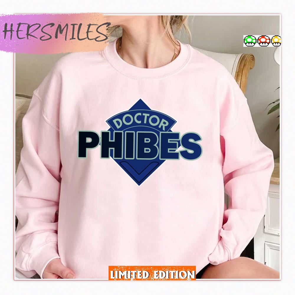 Doctor Phibes Doctor Who Style Logo Abominable Shirt