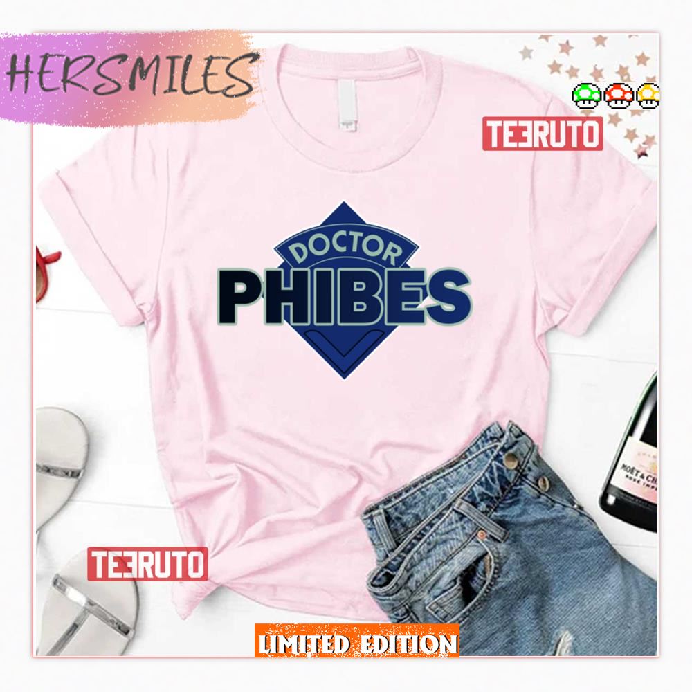 Doctor Phibes Doctor Who Style Logo Abominable Shirt