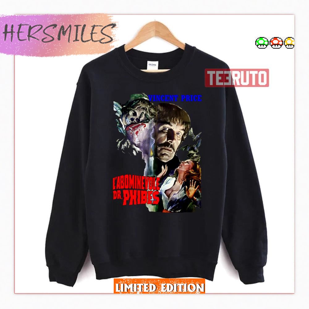 Dr Phibes Vincent Price 1971 Abominable Shirt Dr Phibes Vincent Price 1971 Abominable Shirt