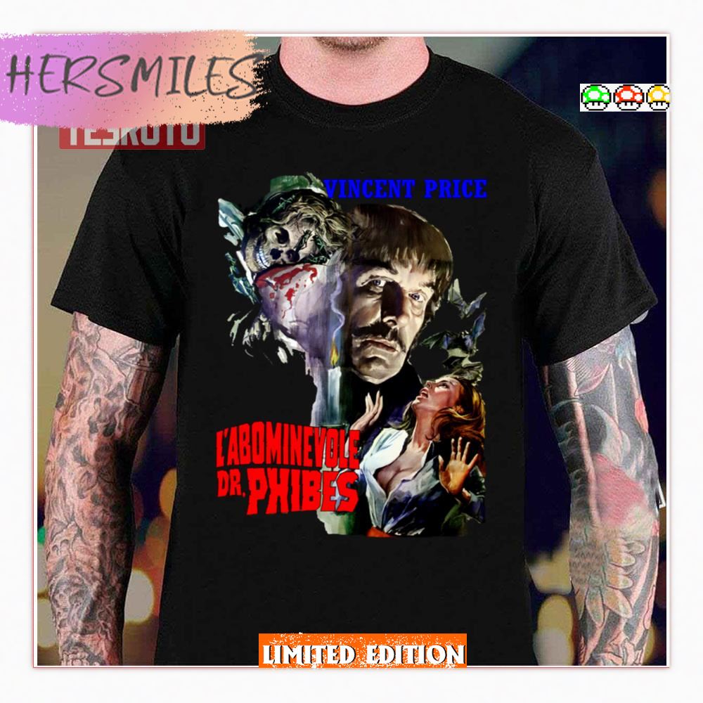 Dr Phibes Vincent Price 1971 Abominable Shirt
