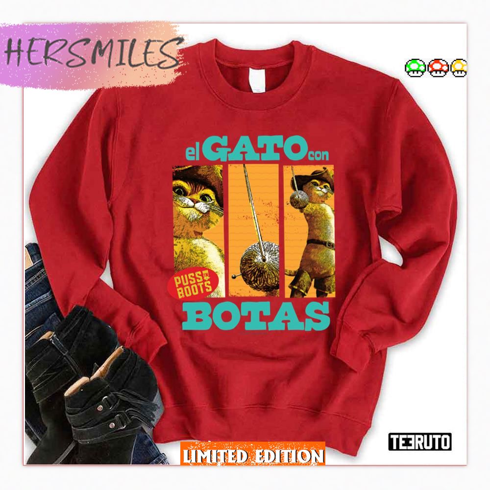 El Gato Con Botas Poots In Boots Shirt