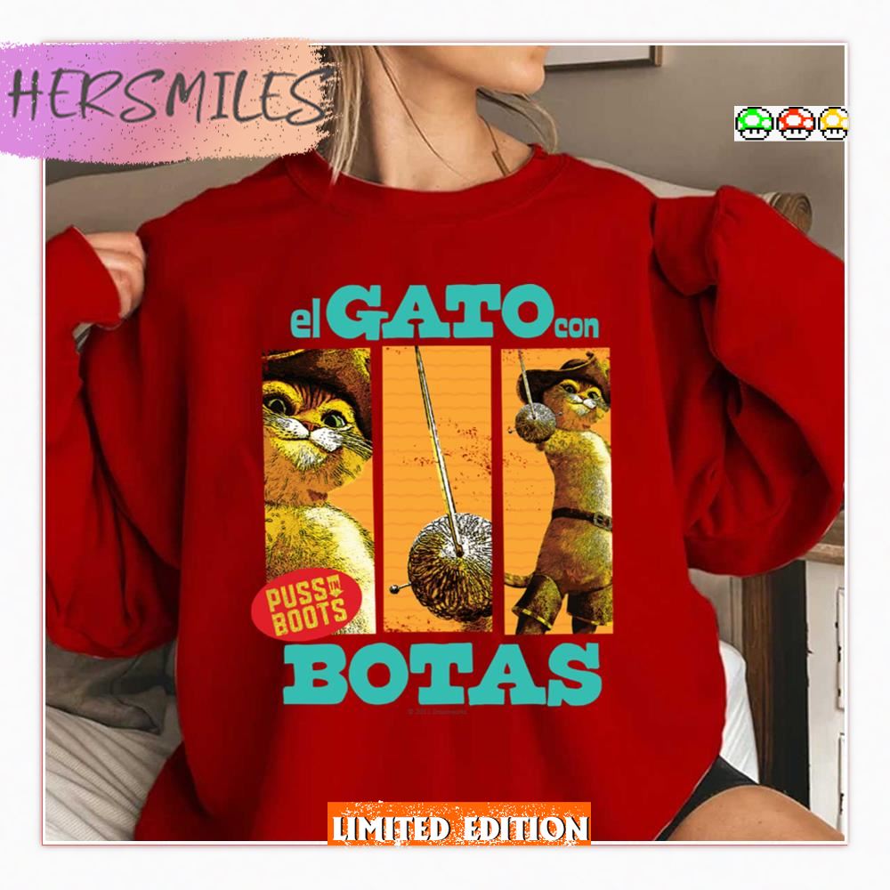 El Gato Con Botas Poots In Boots Shirt El Gato Con Botas Poots In Boots Shirt