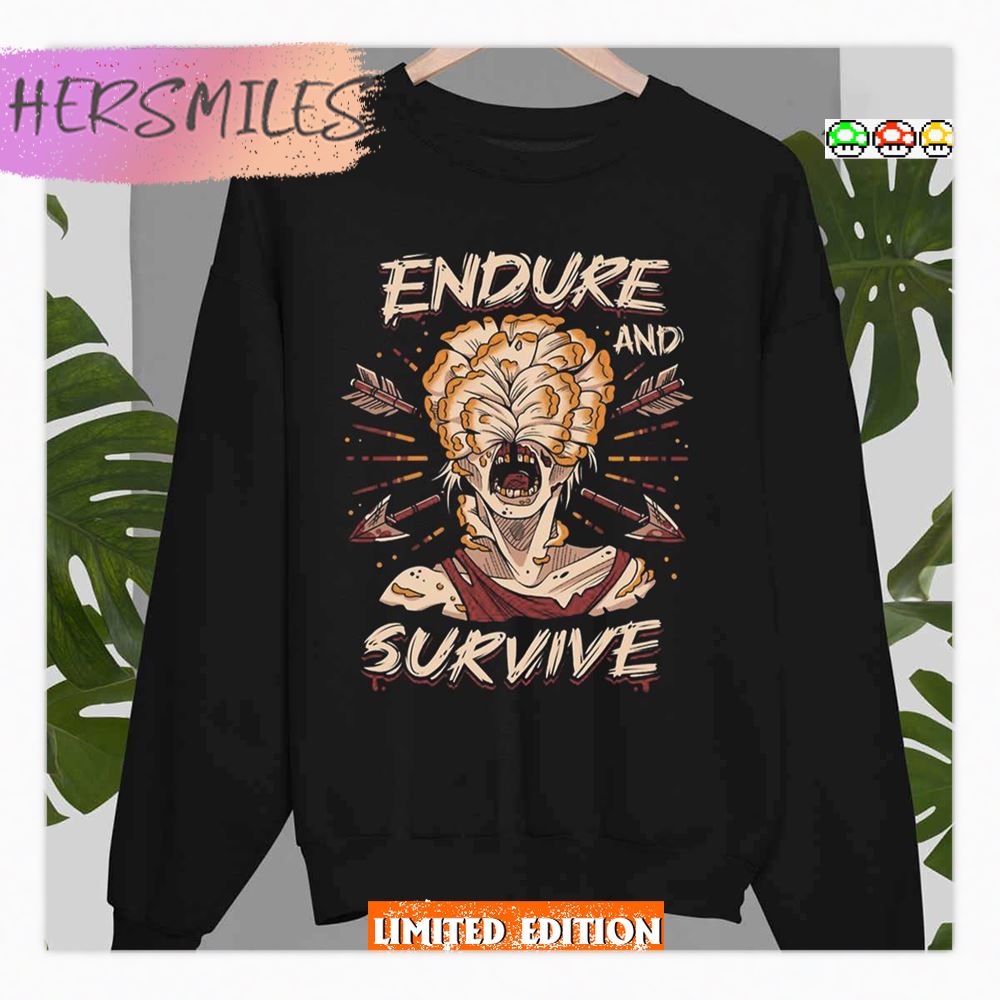Endure And Survive Black Clover Horror Vintage Shirt Endure And Survive Black Clover Horror Vintage Shirt