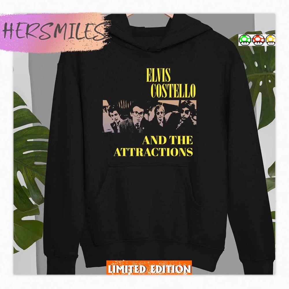 English Singer Songwriter Elvis Costello Graphic Shirt