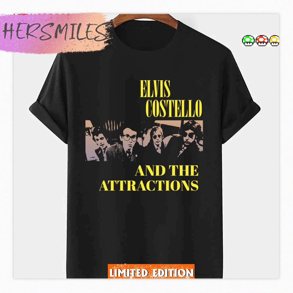 English Singer Songwriter Elvis Costello Graphic Shirt