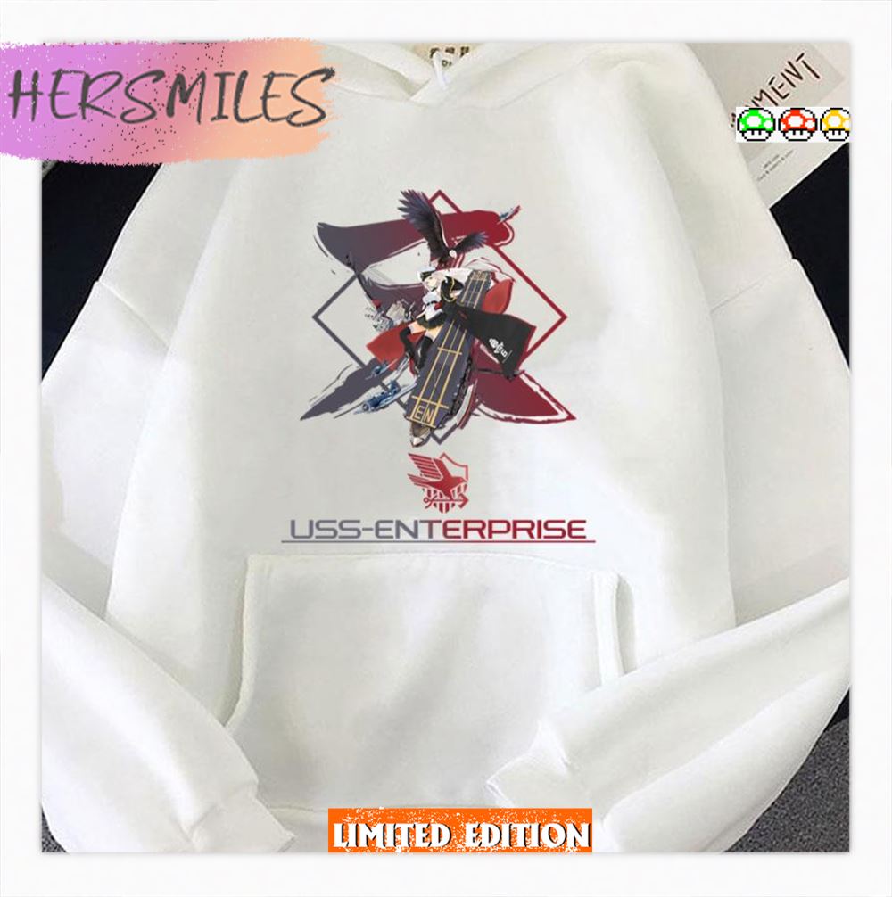 Enterprise Azur Lane Character Cool Girl Shirt