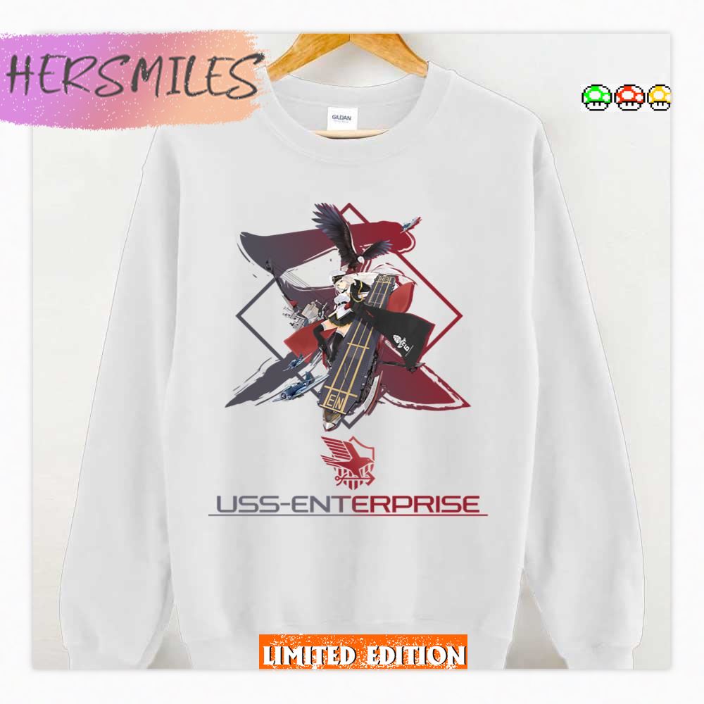 Enterprise Azur Lane Character Cool Girl Shirt Enterprise Azur Lane Character Cool Girl Shirt