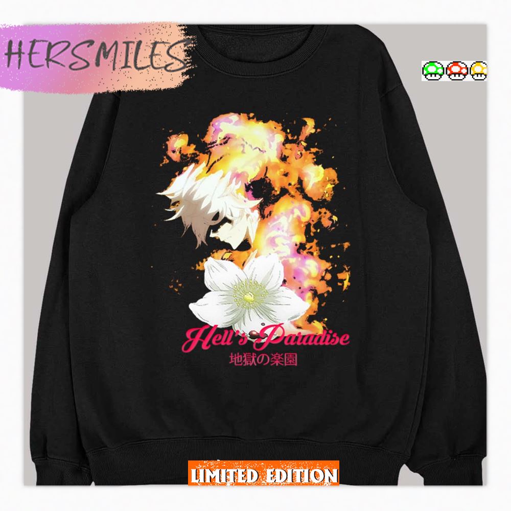 Everbloom Anime Manga Hell’s Paradise Jigokuraku Shirt