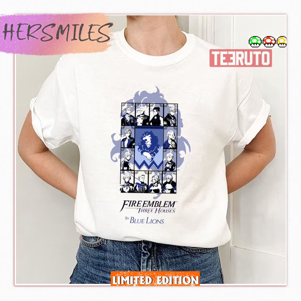 Fire Emblem Three Houses The Blue Lions Featuring Male Byleth Shirt