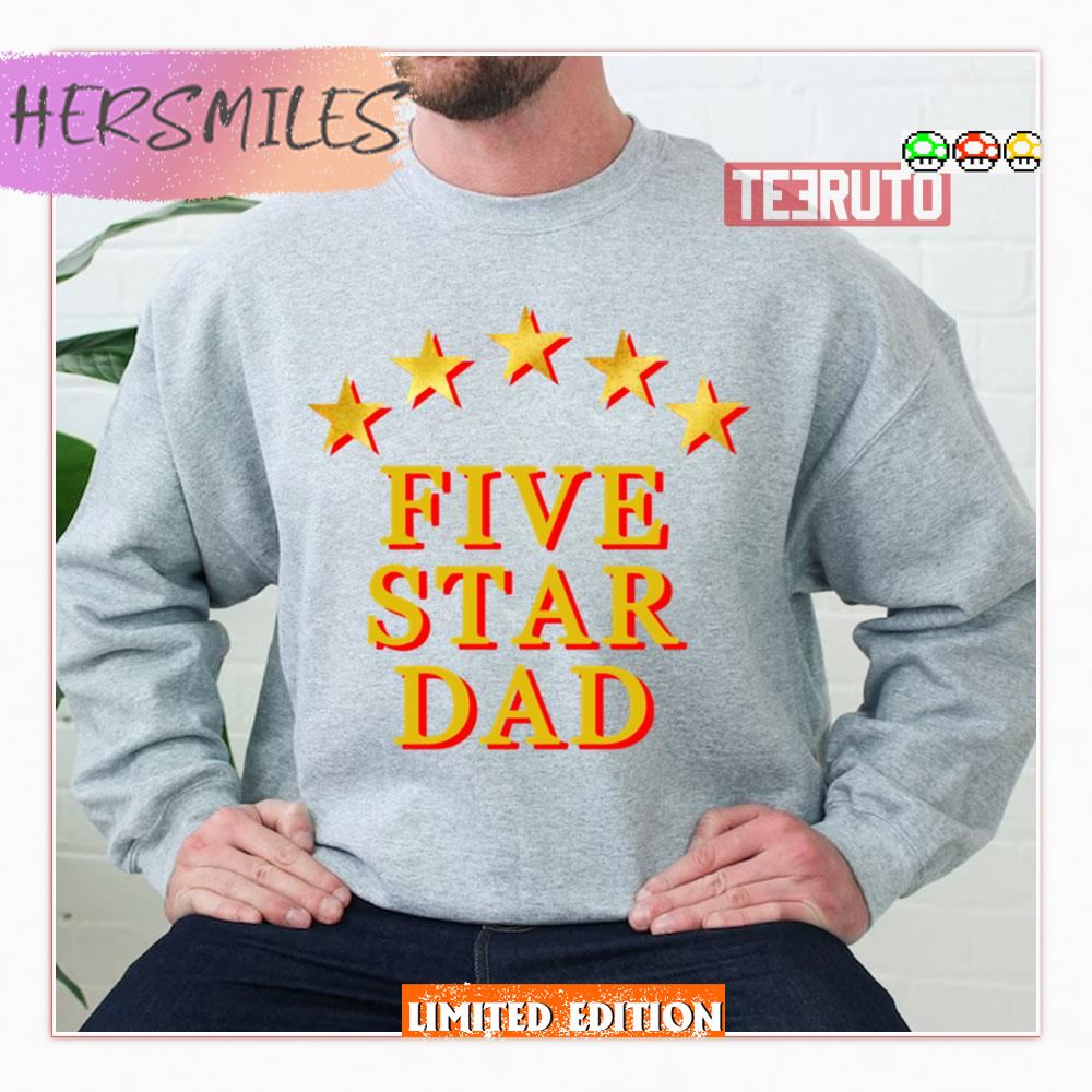 Five Star Dad Fathers Day Sweatshirt