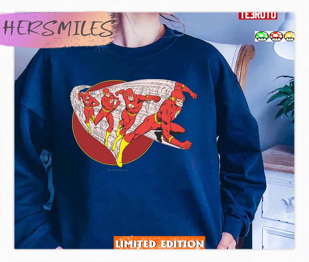 Flash In Motion Comic Art The Flash Shirt