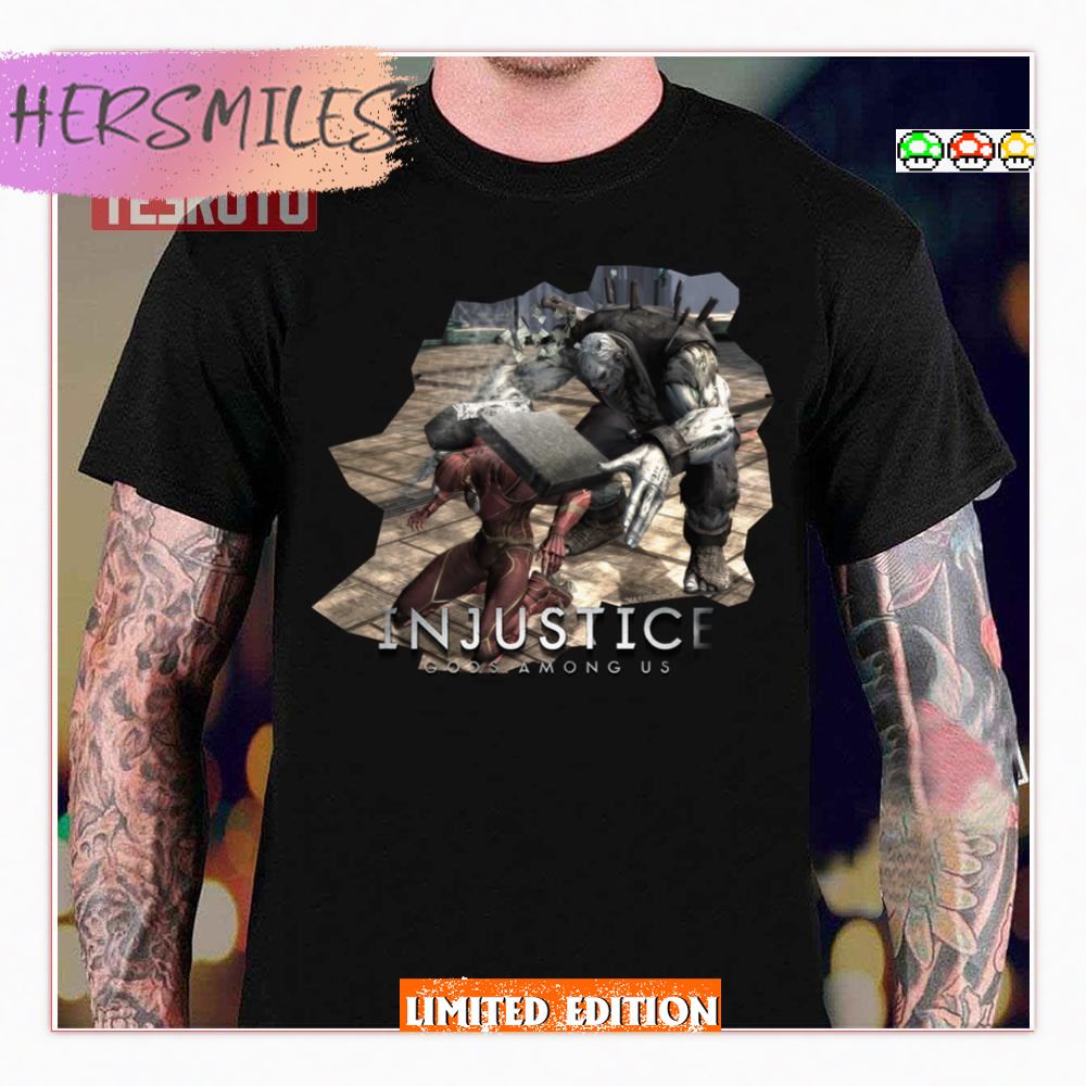 Flash Vs Grundy From Injustice Shirt