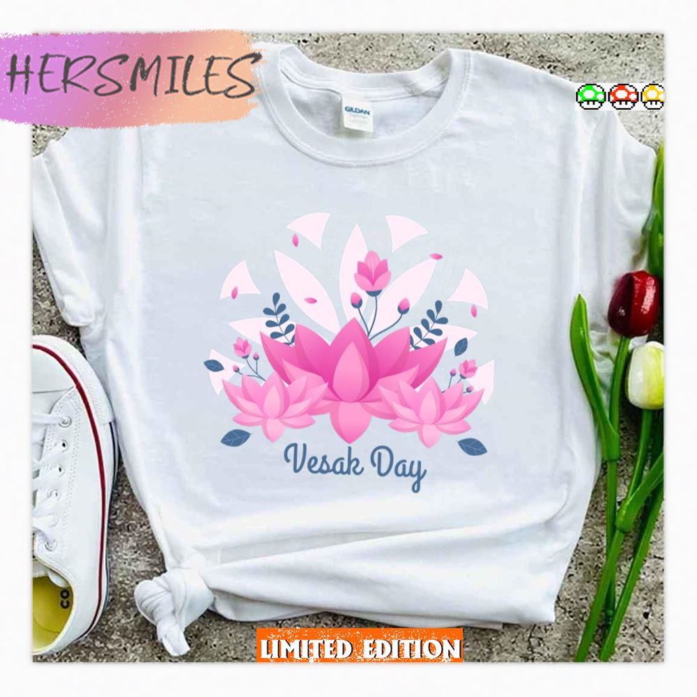 Floral Vesak Day Shirt Floral Vesak Day Shirt