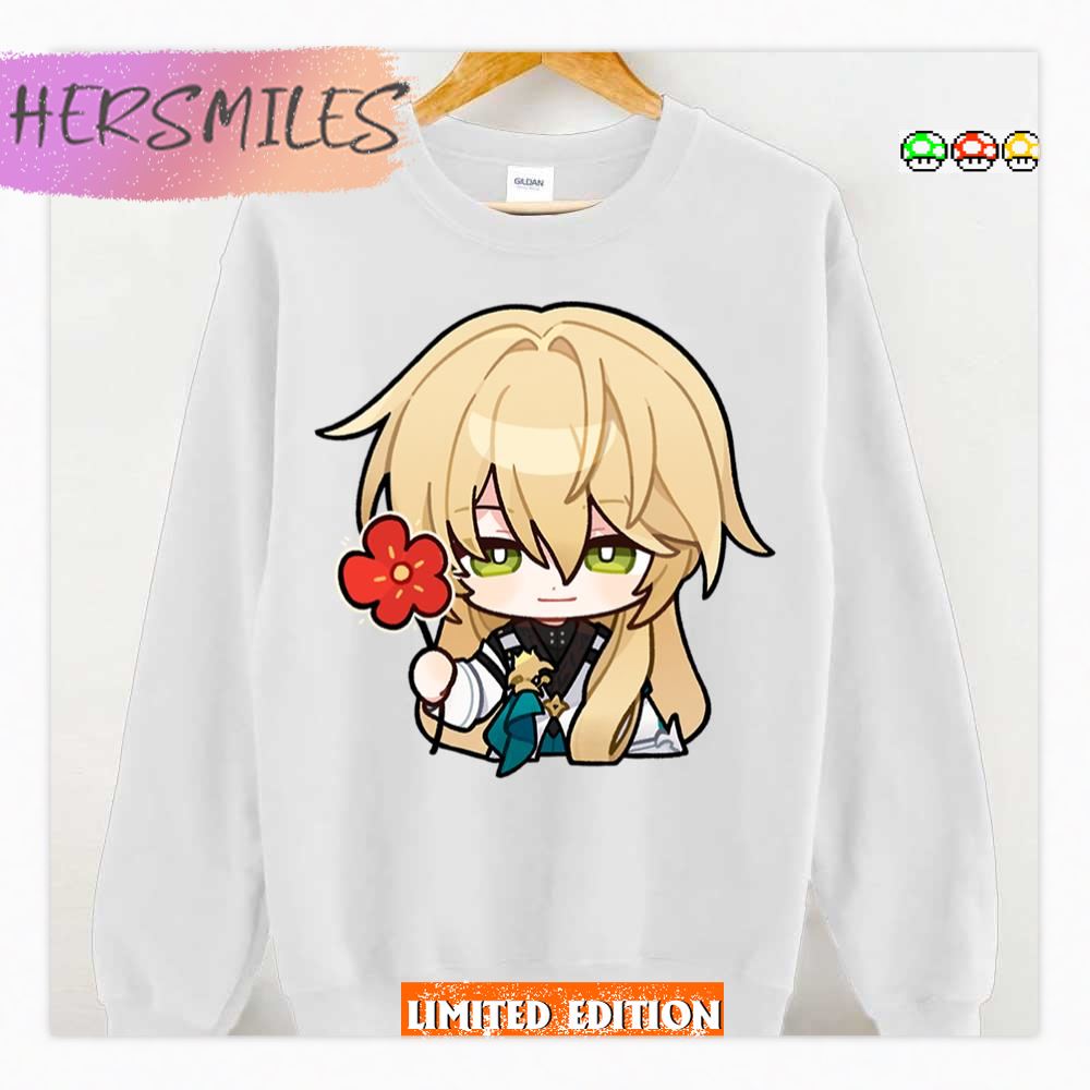 Flower Honkai Star Rail Chibi Luocha Shirt