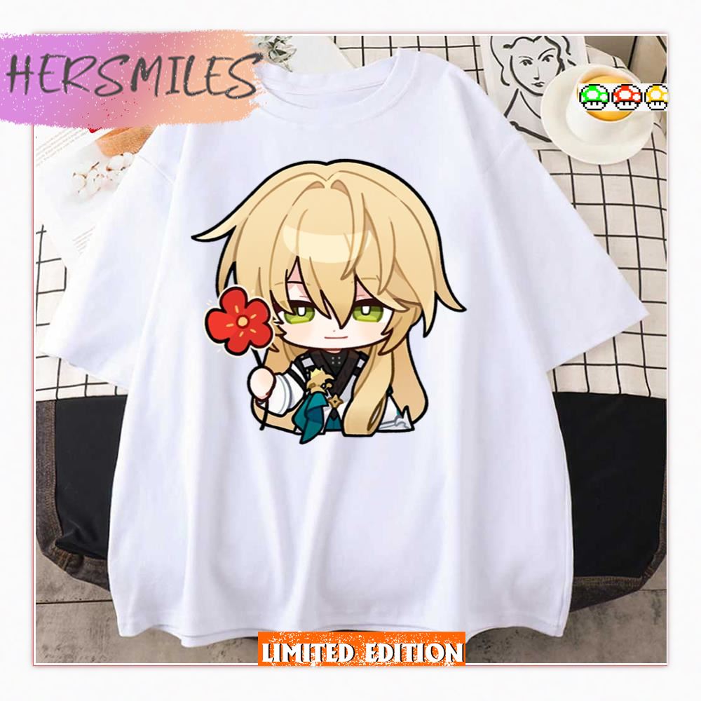 Flower Honkai Star Rail Chibi Luocha Shirt