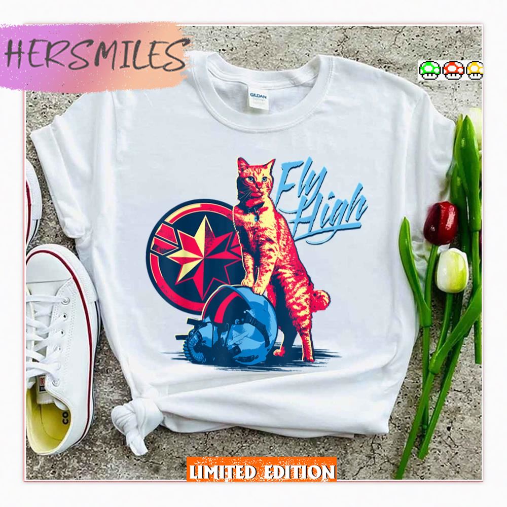 Fly High Goose Cat Alian Marvel Cat Shirt Fly High Goose Cat Alian Marvel Cat Shirt