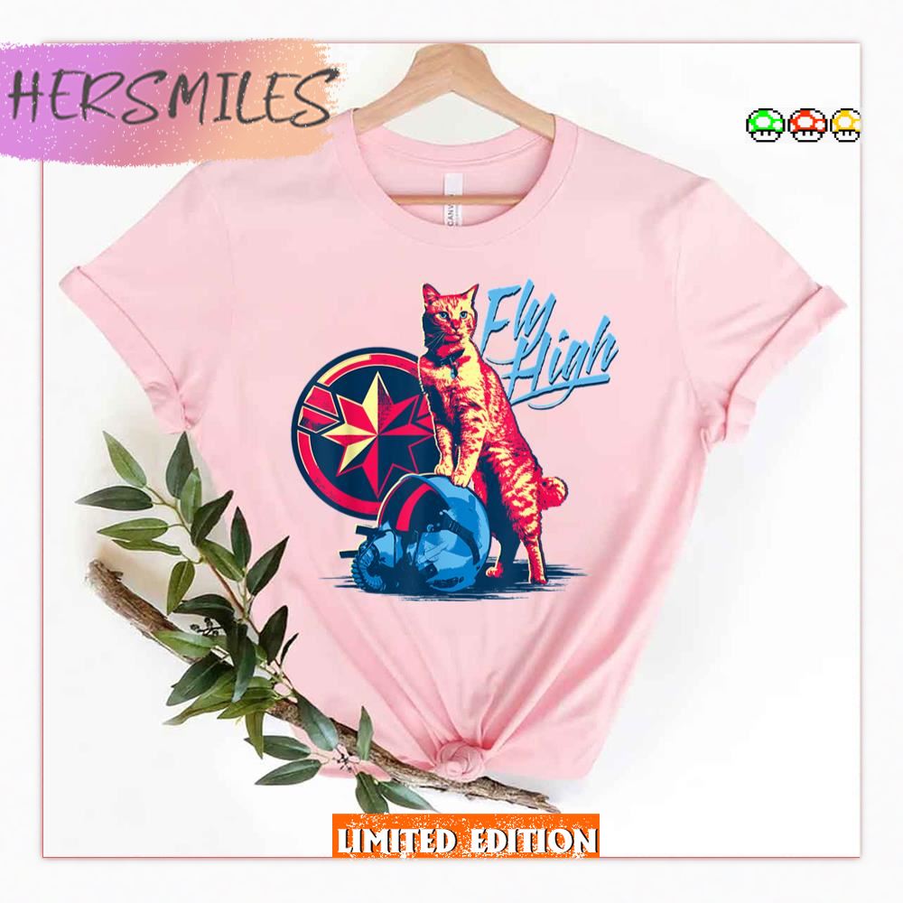 Fly High Goose Cat Alian Marvel Cat Shirt Fly High Goose Cat Alian Marvel Cat Shirt