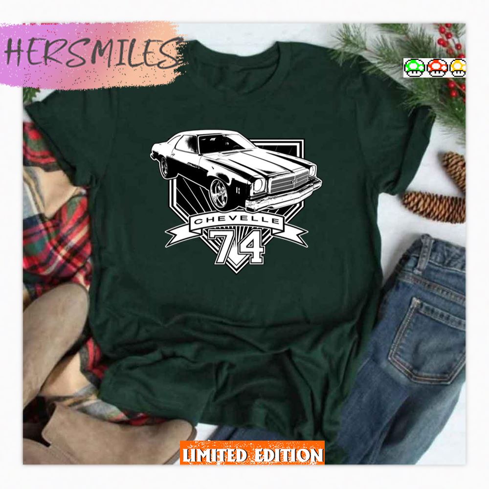 For Car Lovers 1974 Chevelle Car Graphic Sweatshirt
