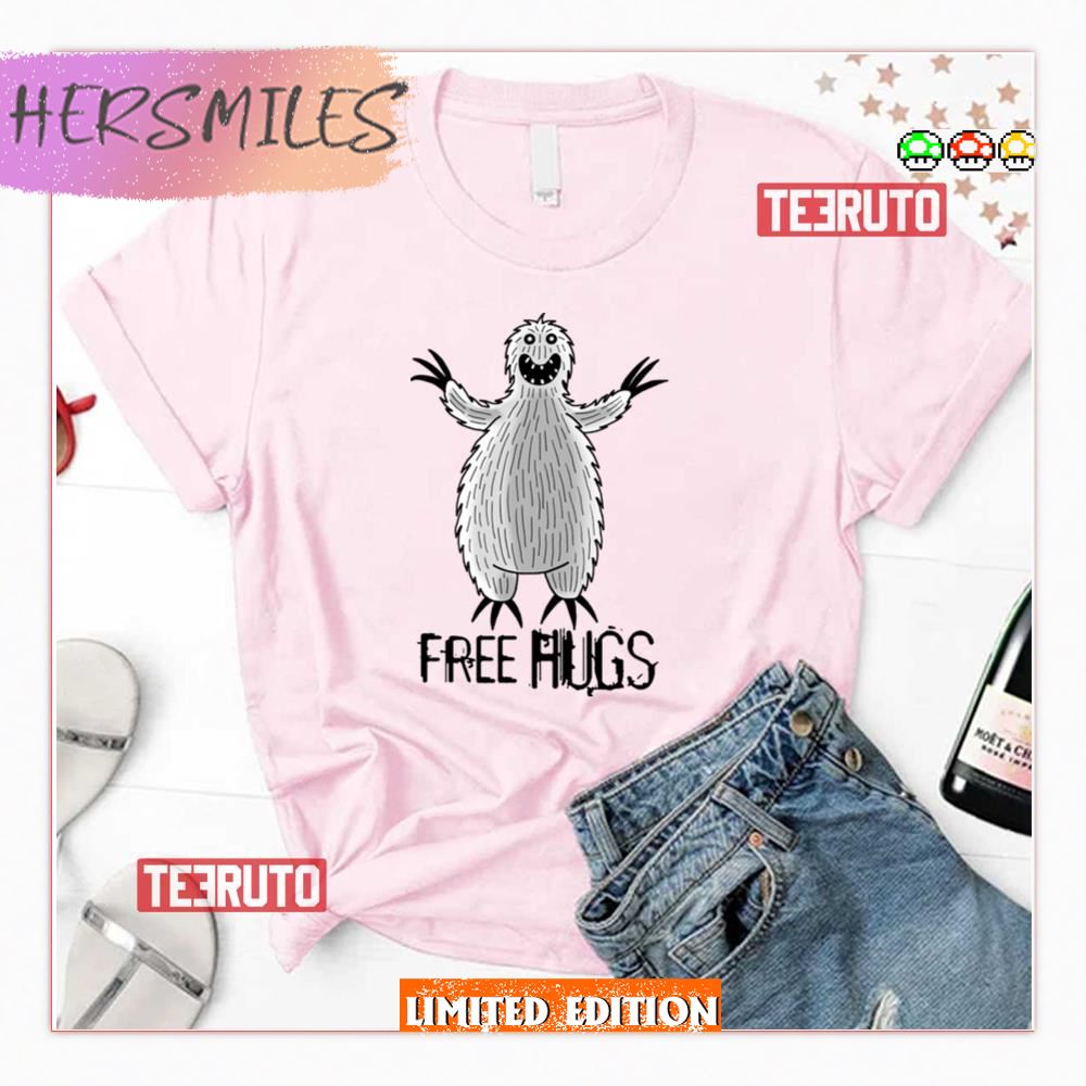 Free Hugs Yeti Abominable Shirt