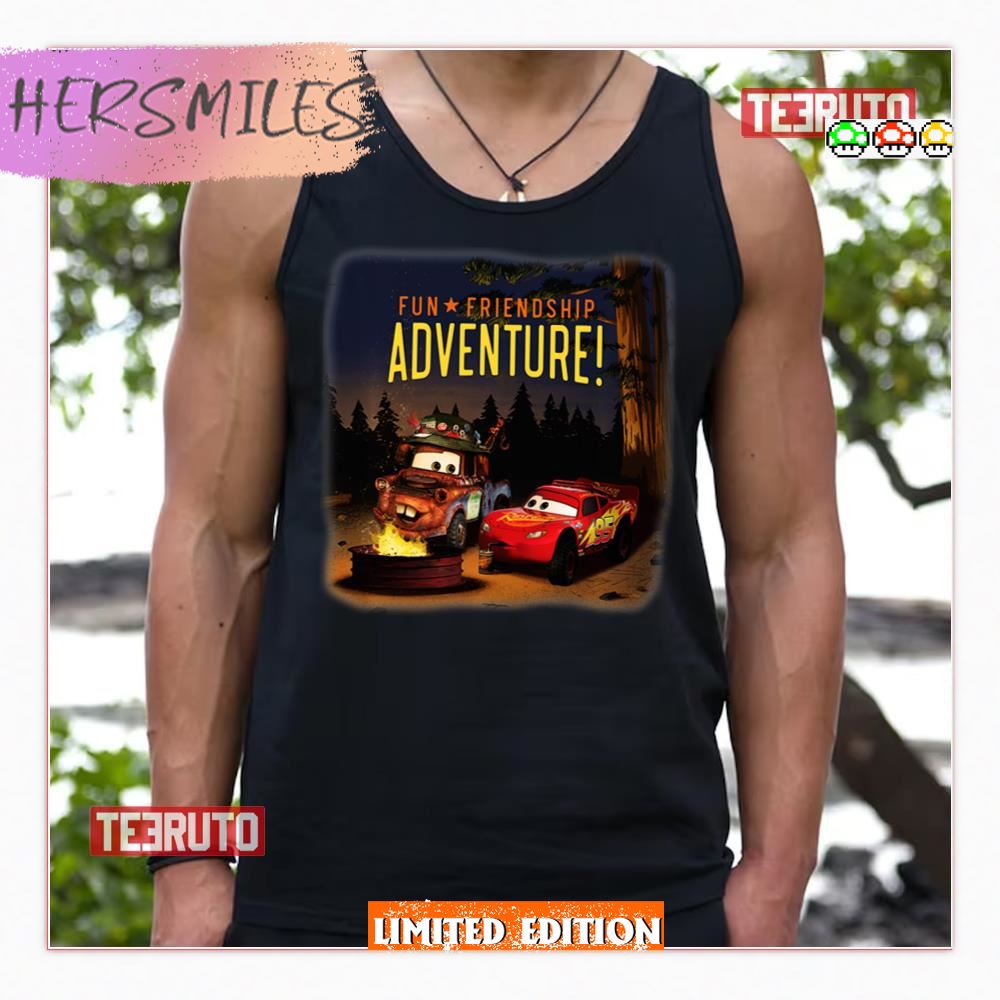 Friendship Adventure And Pixars Cars Fun Shirt