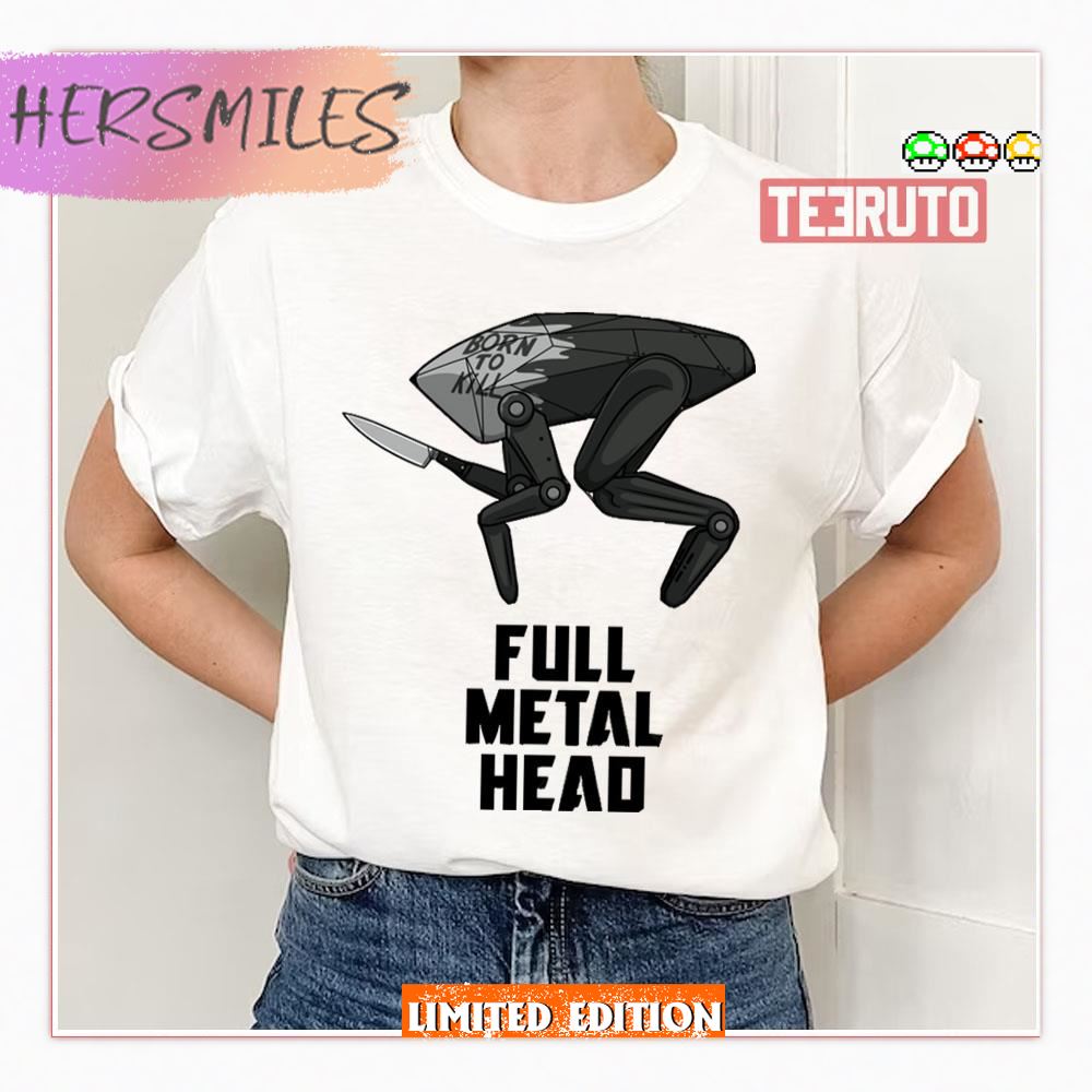Full Metal Head Black Mirror Robot Tank Top Full Metal Head Black Mirror Robot Tank Top