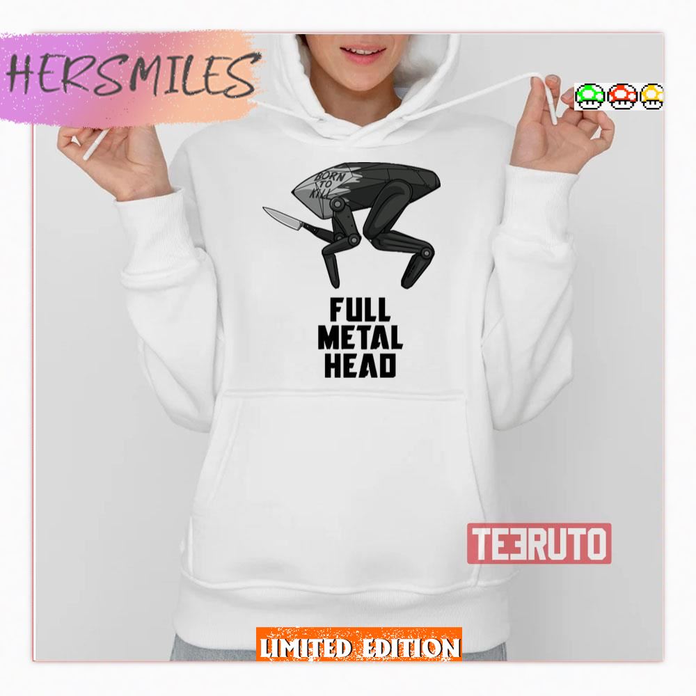 Full Metal Head Black Mirror Robot Tank Top Full Metal Head Black Mirror Robot Tank Top