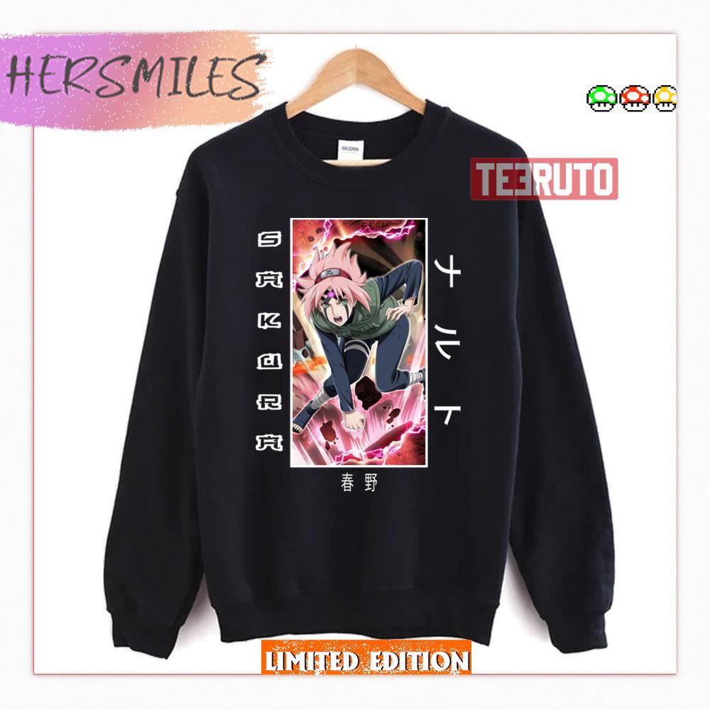Full Power Sakura Haruno Naruto Shippuden Sweatshirt