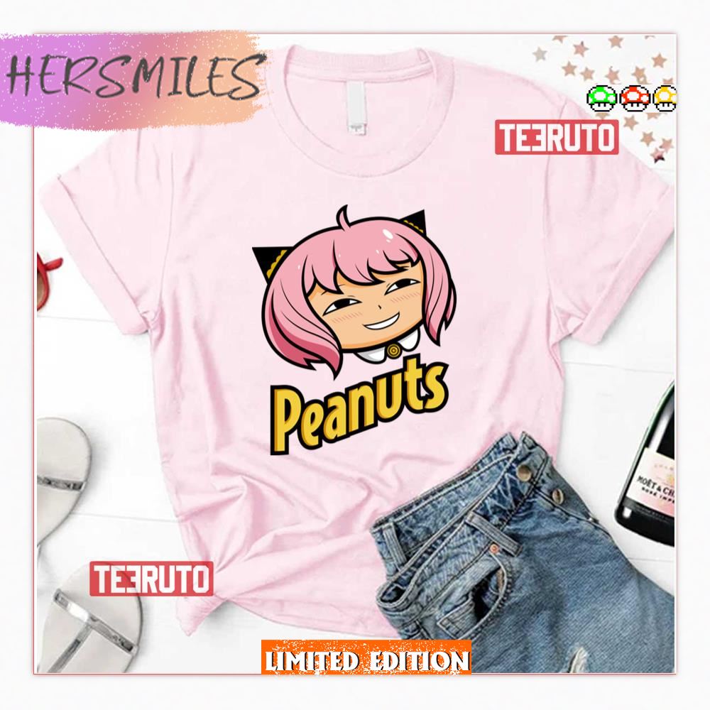 Funny Face Anya Spy X Family Peanuts Shirt