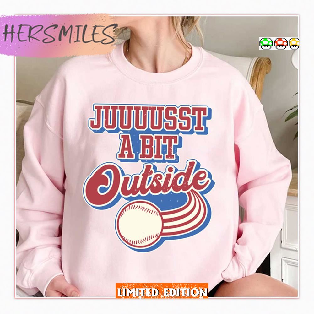 Funny Harry Doyle ‘juuuust A Bit Outside’ Baseball Fan Art Shirt