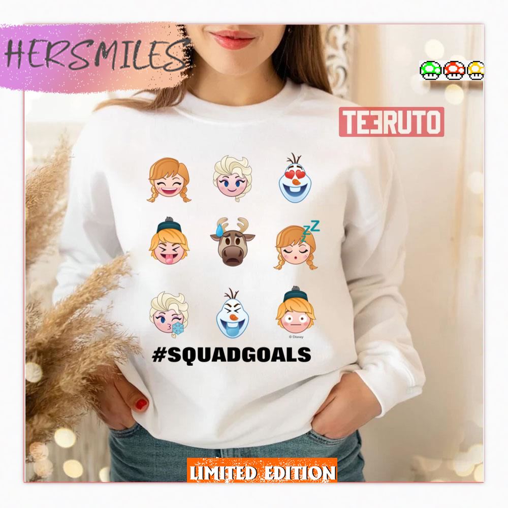 Funny Squad Frozen Emoji Characters Shirt Funny Squad Frozen Emoji Characters Shirt