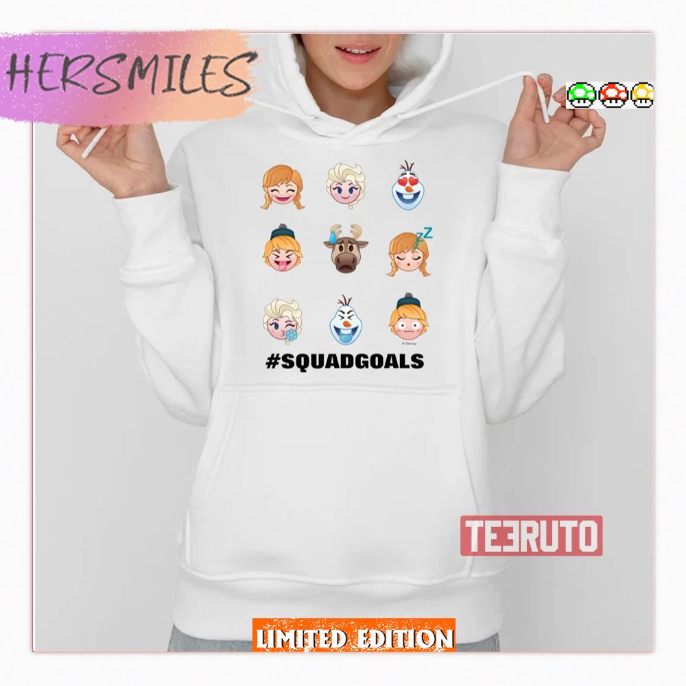 Funny Squad Frozen Emoji Characters Shirt