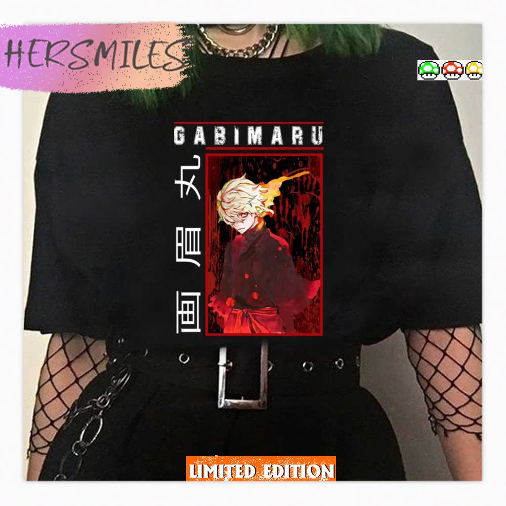 Gabimaru Horror Bloody Art Hell's Paradise Jigokuraku Artwork Shirt Gabimaru Horror Bloody Art Hell's Paradise Jigokuraku Artwork Shirt