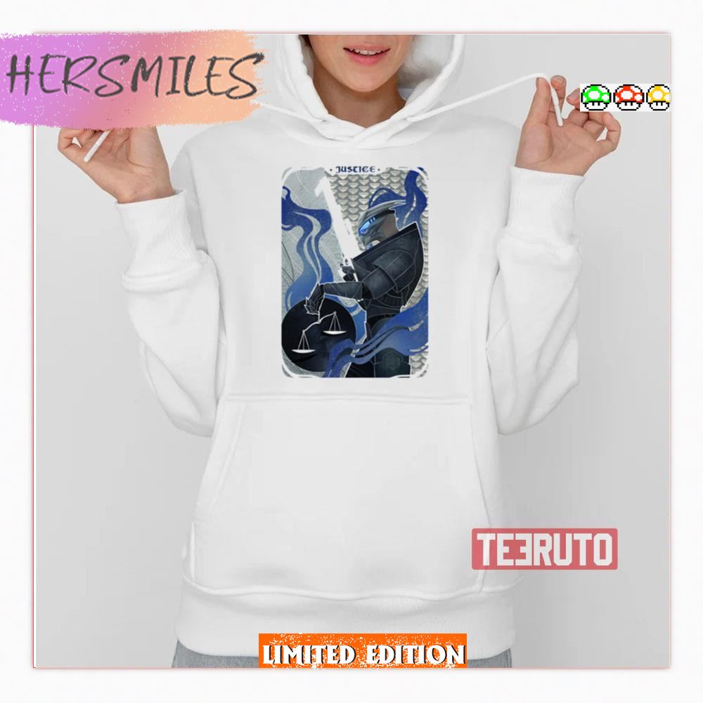 Garrus Vakarian Justice Tarot Shirt