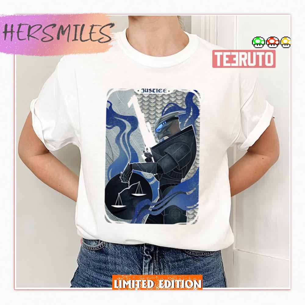 Garrus Vakarian Justice Tarot Shirt