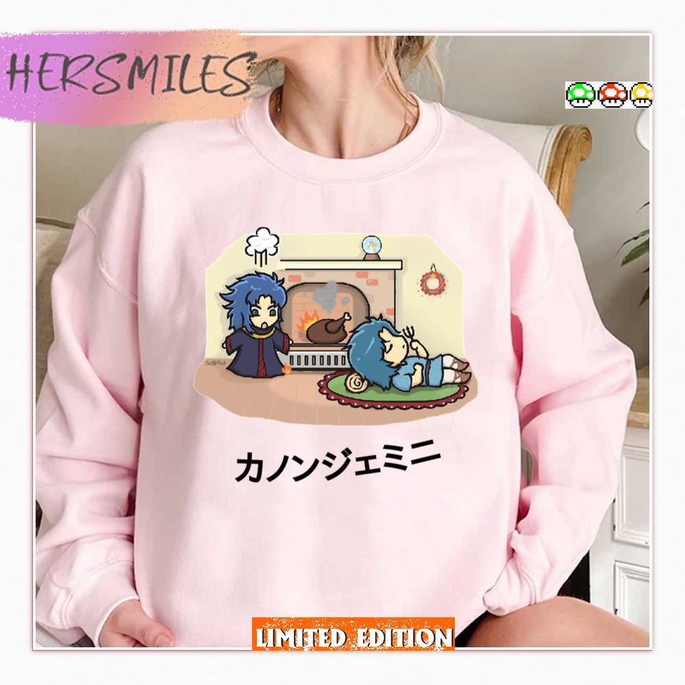Gemini Kanon Chibi Saint Seiya Knights Of The Zodiac Sweatshirt