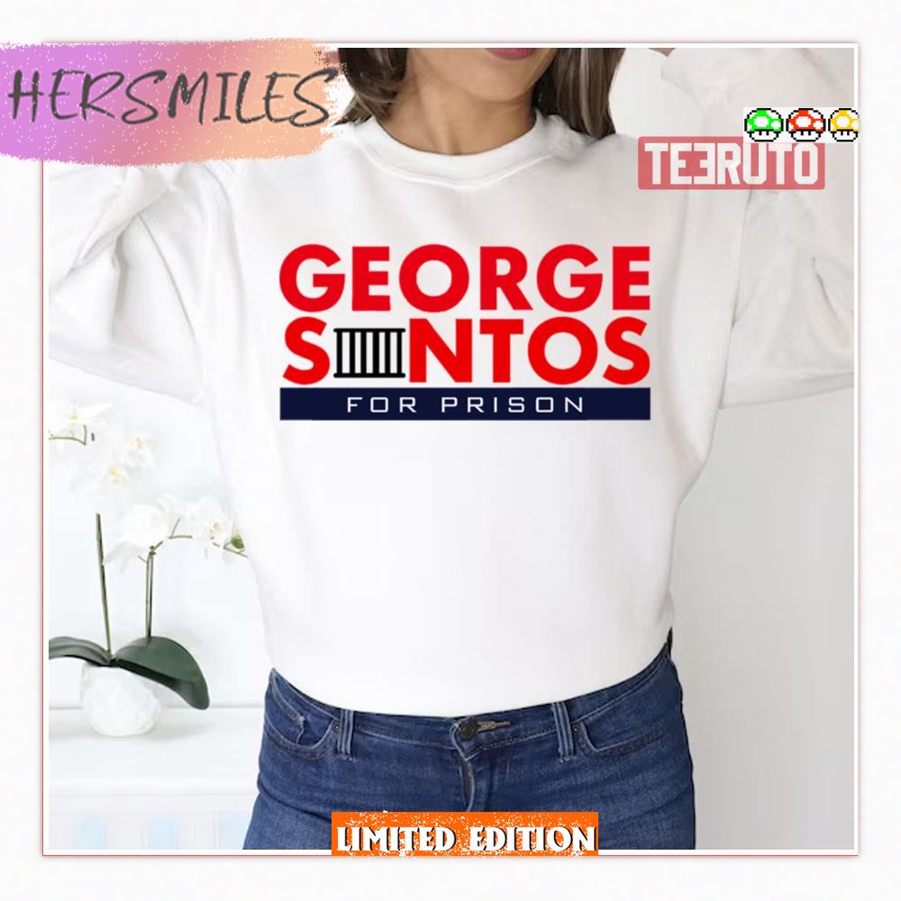 George Santos For Prison Campaign Logo Sweatshirt
