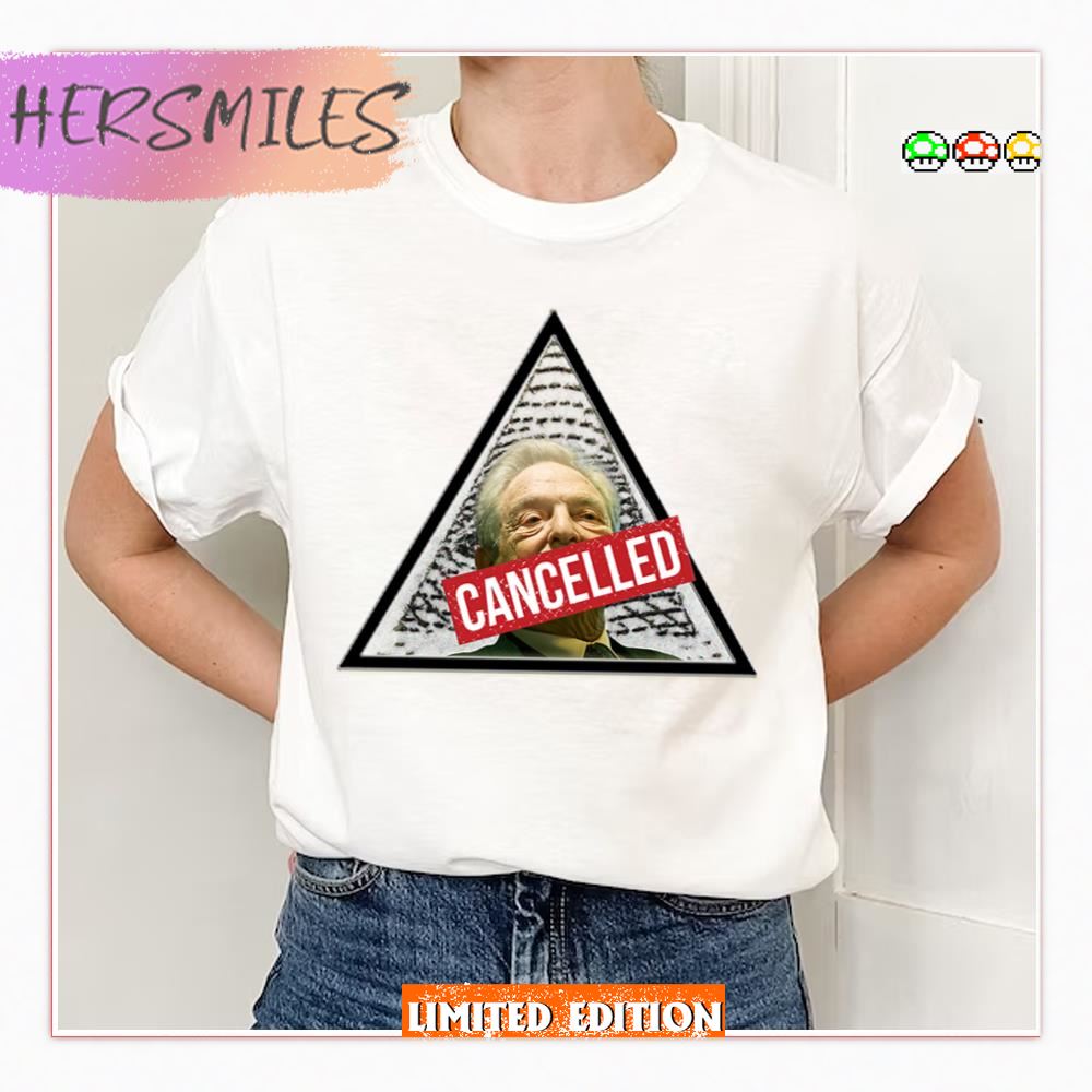 George Soros Illuminati Cancelled Sweatshirt George Soros Illuminati Cancelled Sweatshirt