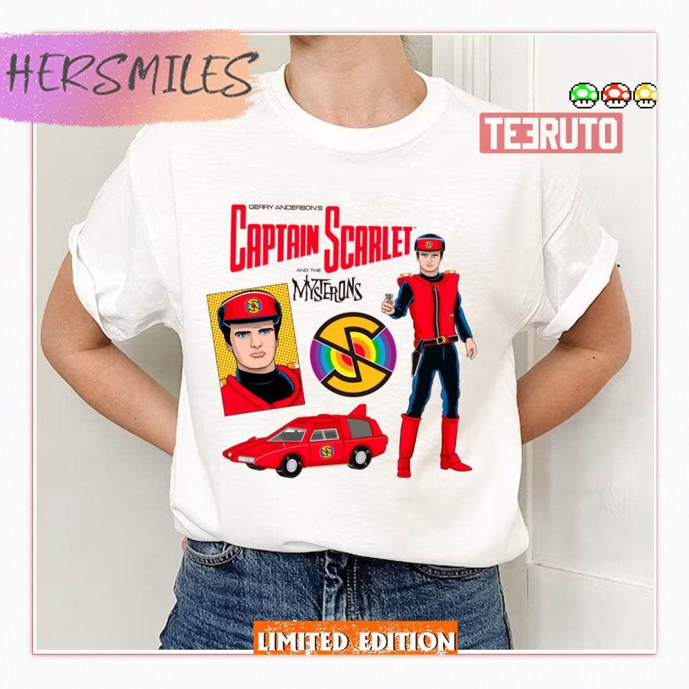 Gerry Anderson’s Captain Scarlet And The Mysterons Terrahawks Shirt