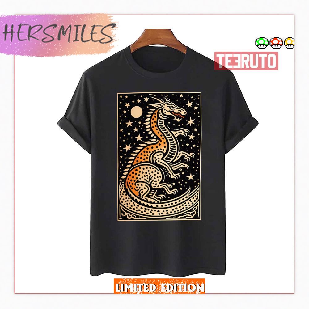 Get Lost Dragon In Space Art Shirt