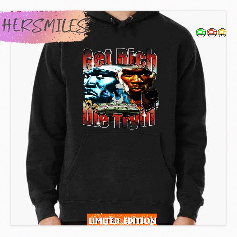Get Rich Or Die Tryin 50 Cent Vintage Bootleg Shirt