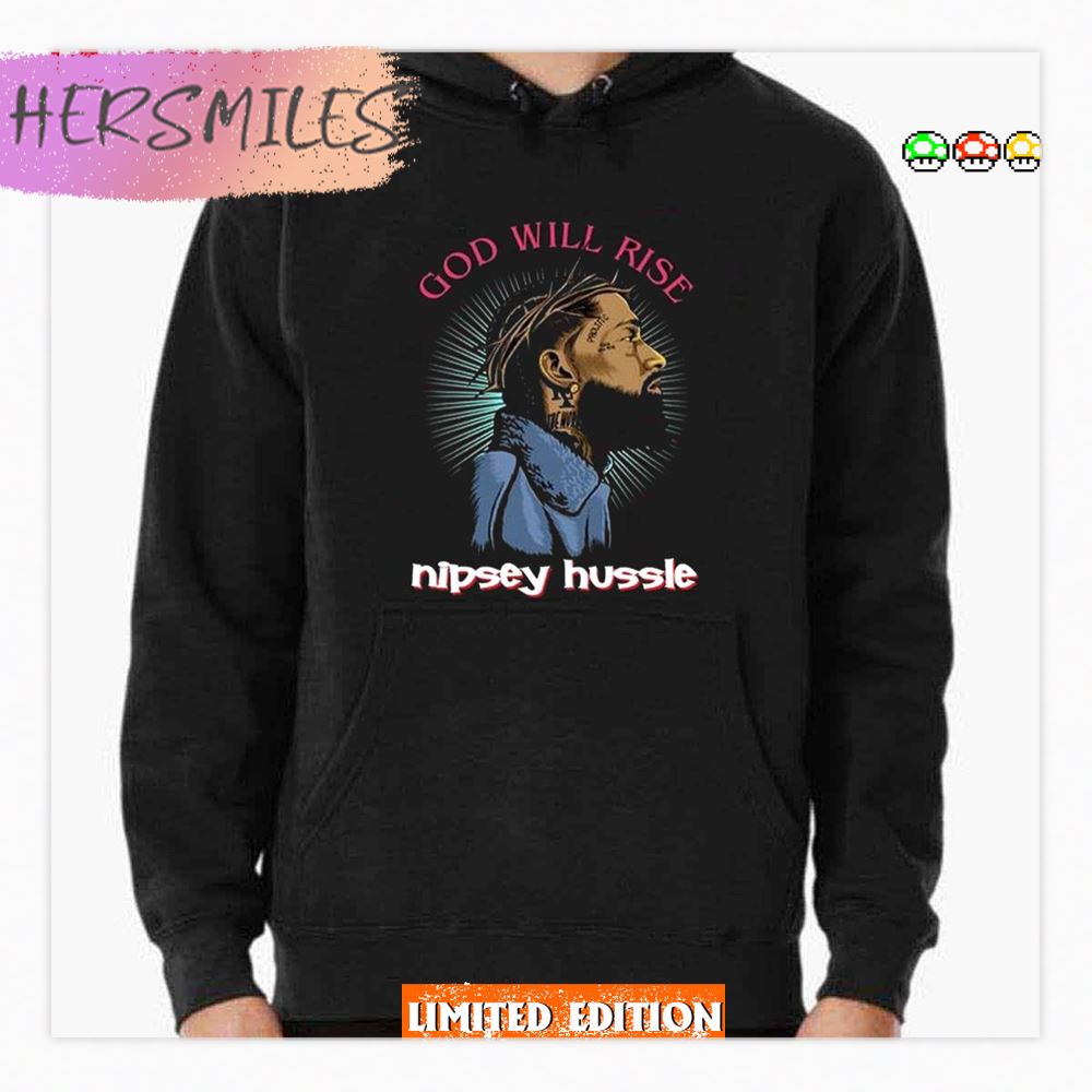 God Will Rise Nipsey Hussle Artwork Shirt