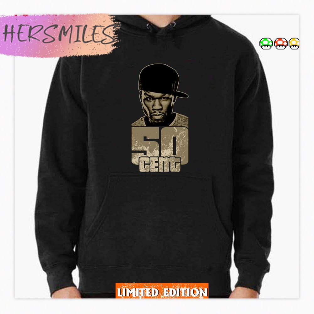 Gold Colored 50 Cent Is A Rapper Shirt