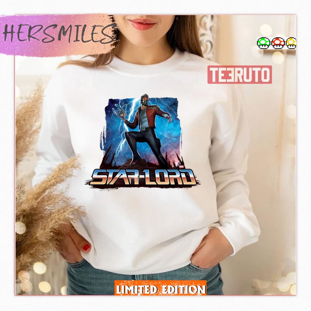Guardians Of The Galaxy Star Lord On Planet Shirt Guardians Of The Galaxy Star Lord On Planet Shirt