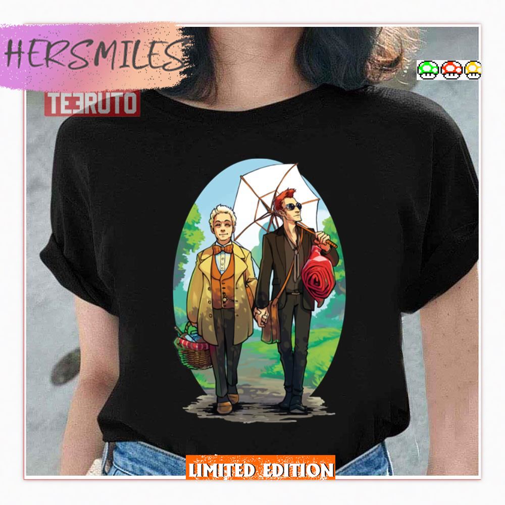 Hanging Out Good Omens Sweatshirt