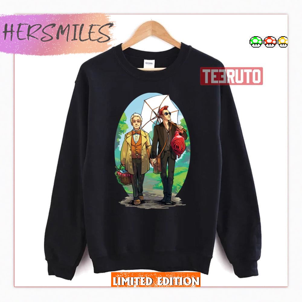 Hanging Out Good Omens Sweatshirt
