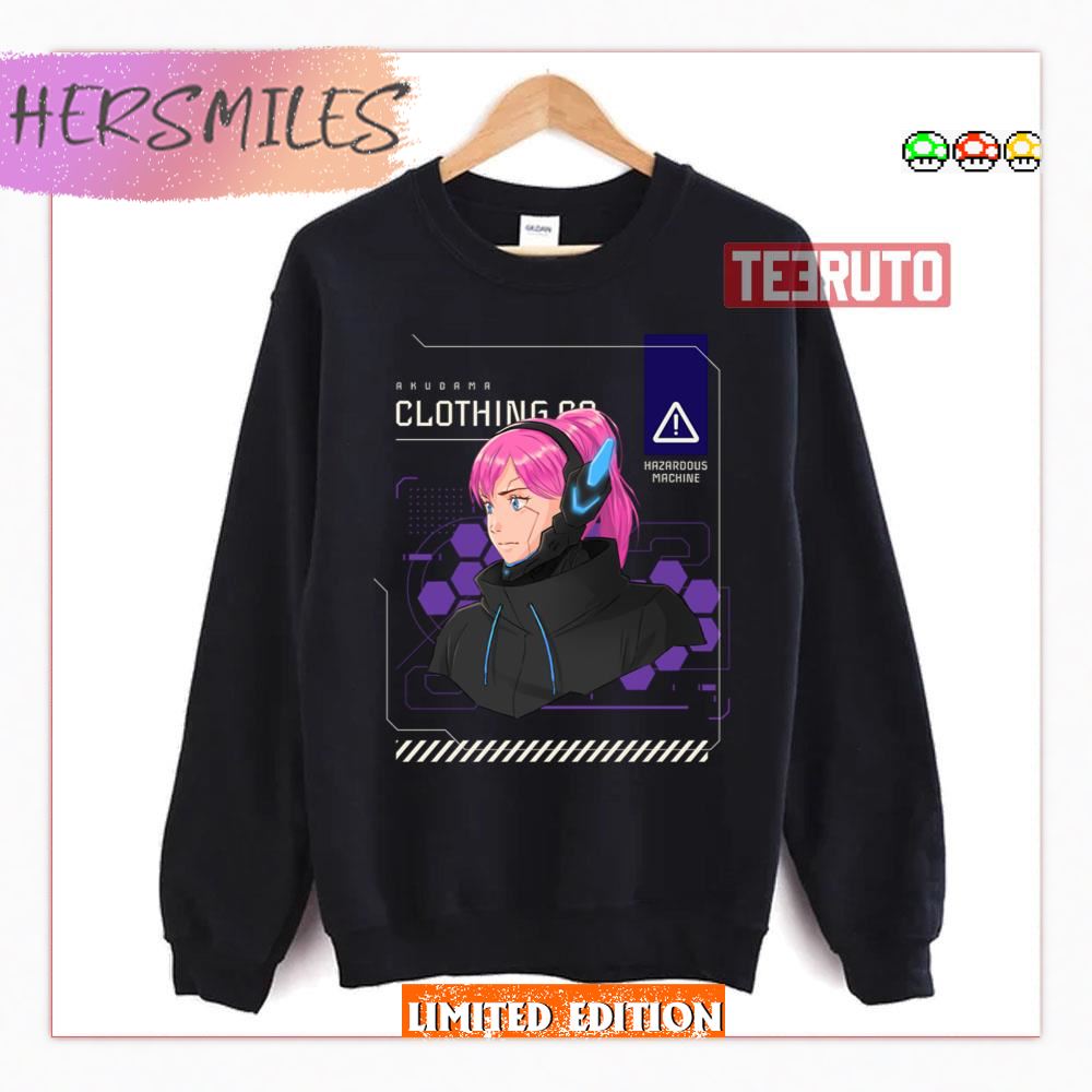 Hazardous Android Anime Akudama Clothing Co Shirt Hazardous Android Anime Akudama Clothing Co Shirt